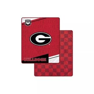 NCAA Georgia Bulldogs Double Sided Blanket Red New Unisex 60x70